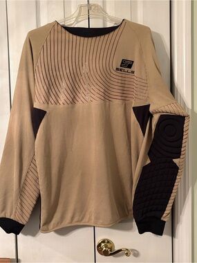 Men’s Tan Goalkeeper Jersey with Padded Arms